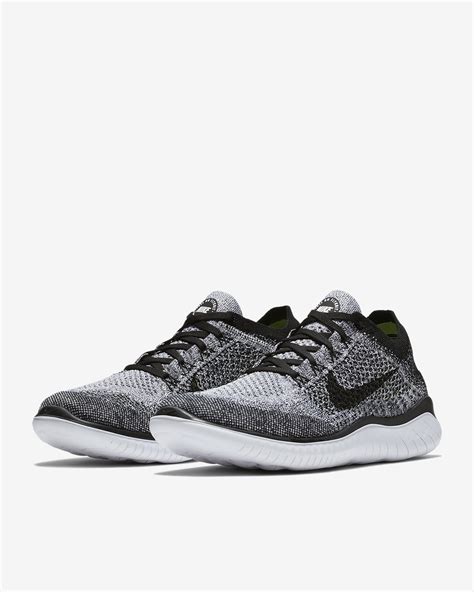 nike free rn 2018 herren schwarz hinten|Nike Free Run Flyknit 2018 Men's Road Running Shoes.